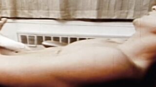 Gay patient jerks off while dildo fucked by hot doctor