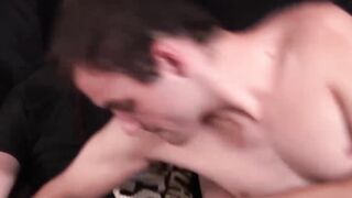 Amazing shots of bareback with nuts hitting each other