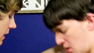Two good looking cock suckers have a P.O.V fuck session