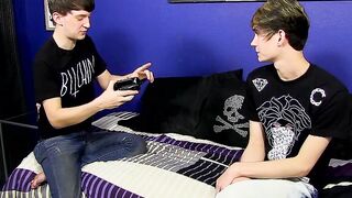 Two good looking cock suckers have a P.O.V fuck session