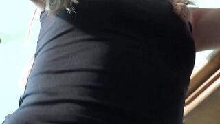 Petite teen is all wet and sticky from old mans hard cock
