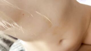 Blonde Bae Swallows Sperm - Harwest White & Moon Imp