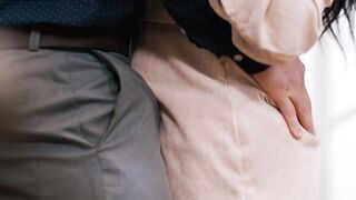 Ebony wife fucking her husbands stepbro