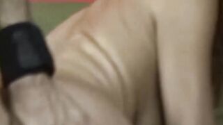 Horny and sexy blonde Leticia railed doggystyle until jizz
