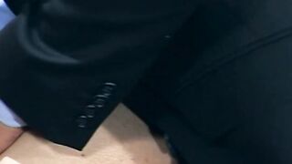 Muscled hunk Alex Marte moans from joy during hot rimming