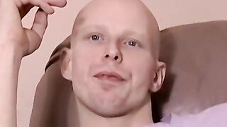 Crazy bi dude Diamond faps and gets a taste of his own cum