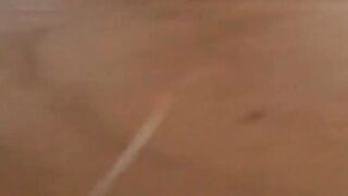 Attractive woman eats a sleazy fake producers sticky cum
