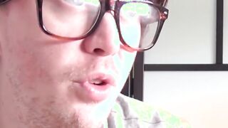 Attractive woman eats a sleazy fake producers sticky cum