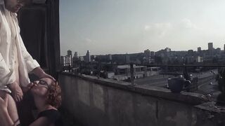 Eva Fuck Out On The Balcony - Eva Banged! Out On The Balcony