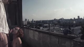 Eva Fuck Out On The Balcony - Eva Banged! Out On The Balcony