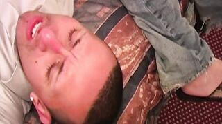 Kinky men enjoys touching each others dicks and play with them