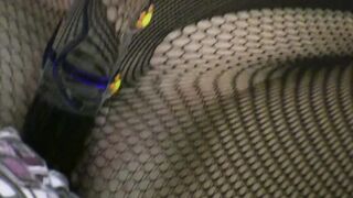 Tearing Open Her Fishnets - Chloe James