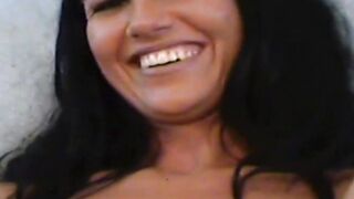 Stunning model does not realize that she is being tricked