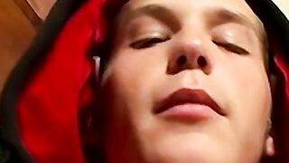 Twink partakes in the vices of smoking and anal fucking