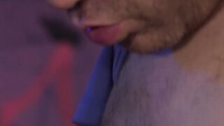 Athletic youngster banged raw after dungeon blowjob