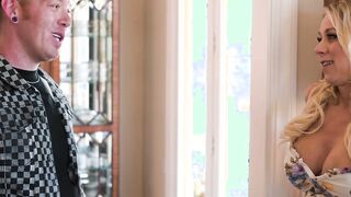 Arrogant blonde MILF fucks her boyfriend
