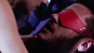 Beautiful young stepsis sucking and riding big dick