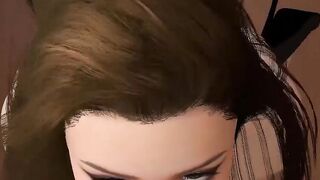 POV Busty Babe 3D Porn Teen Blowjob Deepthroat