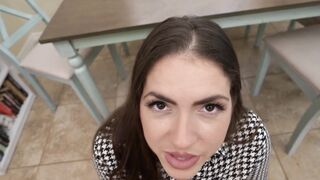 Lucky stepson enjoyed perfect blowjob