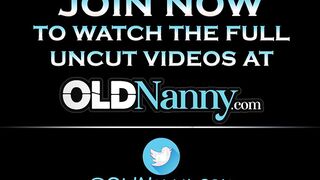 OLDNANNY Blonde fingering a teen girl