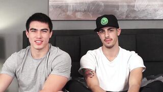 Hot Asian fucker pounds doggystyle bareback tattooed jock