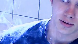 A hunk who smokes chains has a passion for steamy sex