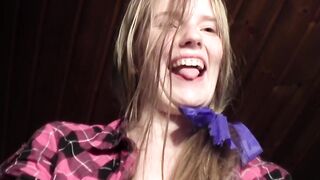 Evelina Does Deep Anal Into The Sauna - Evelina Does Deep Anal Into The Sauna two