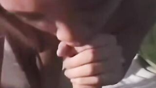 Tiny Jugs Dark Haired Takes A Facial - Tiny Boobs Dark Hair Takes A Facial
