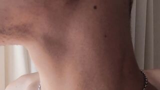 Latino twink Edipo Rey spitroasted by Sahid and Rob Angel