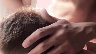 Latino twink Edipo Rey spitroasted by Sahid and Rob Angel