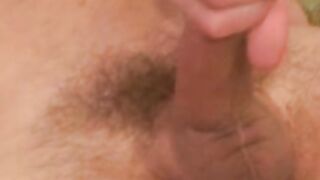 Old guy gives us solo show with masturbation cumshot