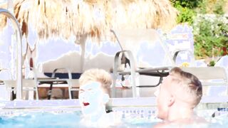 Inked big dick David Sky raw drilling cute blonde twink