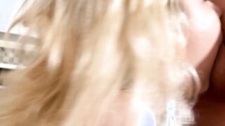Blonde Hot Kate Gets A Messy Load - Kate White & Moon Imp two