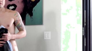 Two muscular guys rimming and sucking before pounding