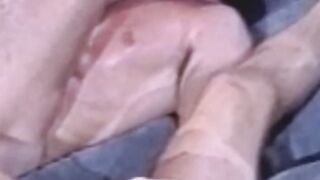 Retro gays hard banging in wild orgy before nasty facial