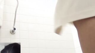 Japanese babe filmed peeing with sneaky cam