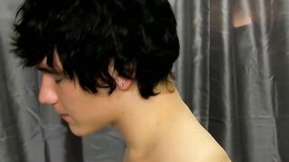 Twink Josh Bensan interviewed then wanked his dick