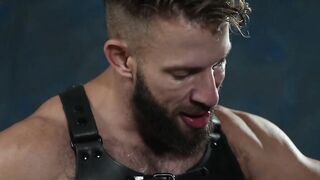 Kinky muscle gay model anal fucks production assistant