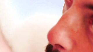 Bearded homosexual Justin West and Carlos Verga bareback