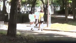 Japanese lady had to go so bad that she peed in the street