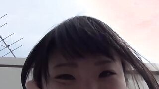 Adorable Japanese babes enjoy showing their hairy pussies