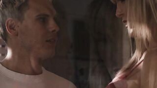 Busty trans 69 and rides her bffs cock