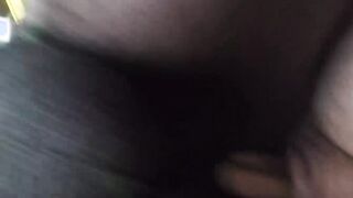 Thieving ebony jock barebacked by interracial police