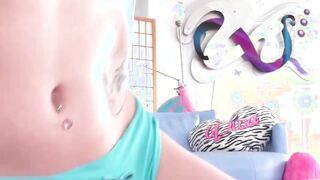 Hottest TS Chelsea Marie sucked off and banging hot redhead