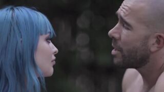 Almost married man fucks blue haired babe