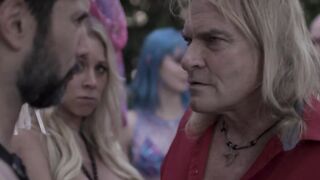 Almost married man fucks blue haired babe