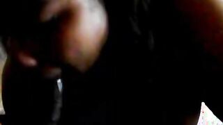 Long Ebony Lovers Performance At Home - Veronica & Huge Meech two