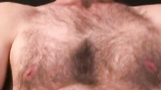 Nasty looking old guy takes his big dick and jerks off