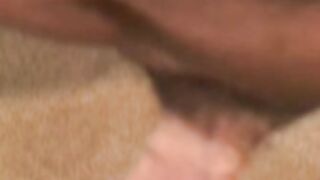 Muscular older guy shows off cock before rubbing it