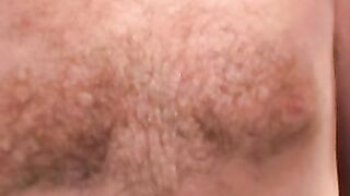 Mature amateur working on his long hard dick until he cums